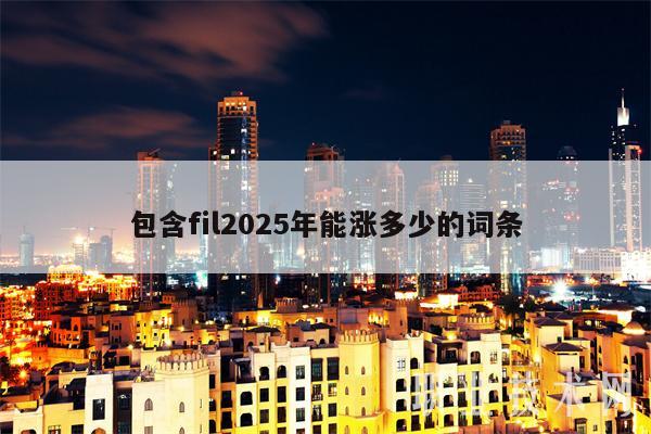 包含fil2025年能涨多少的词条